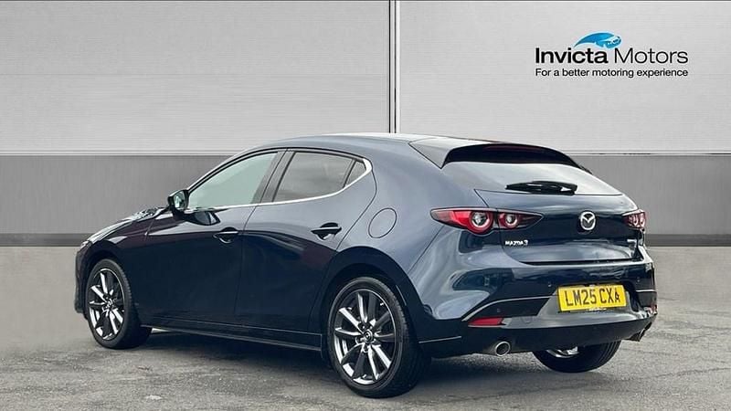 Used Mazda 3 Exclusive-Line 138 HP (101 kW) 2025 Blue Hatchback