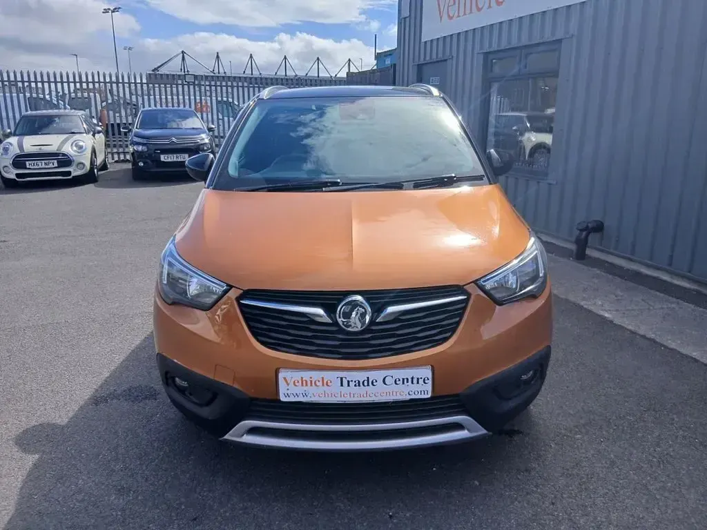 Used Vauxhall Crossland X Elite 83 HP (61 kW) 2018 Orange SUV
