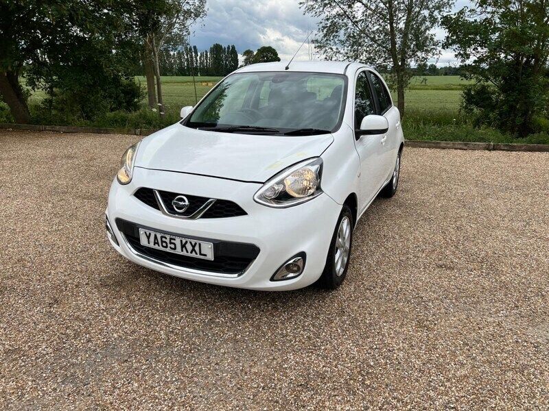 White Used 2015 Nissan Micra Acenta Hatchback | £4,491 (Super price) - Image 1/4