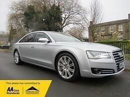 Used Audi A8 Comfort 414 HP (304 kW) 2013 Silver Sedan