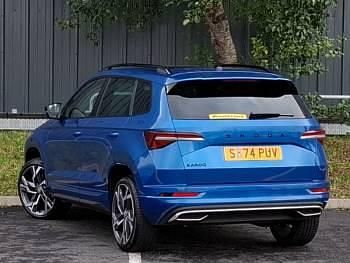 Used Skoda Karoq SportLine 150 HP (110 kW) 2024 Blue SUV