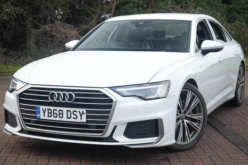 Used Audi A6 S-Line 2018 White Sedan