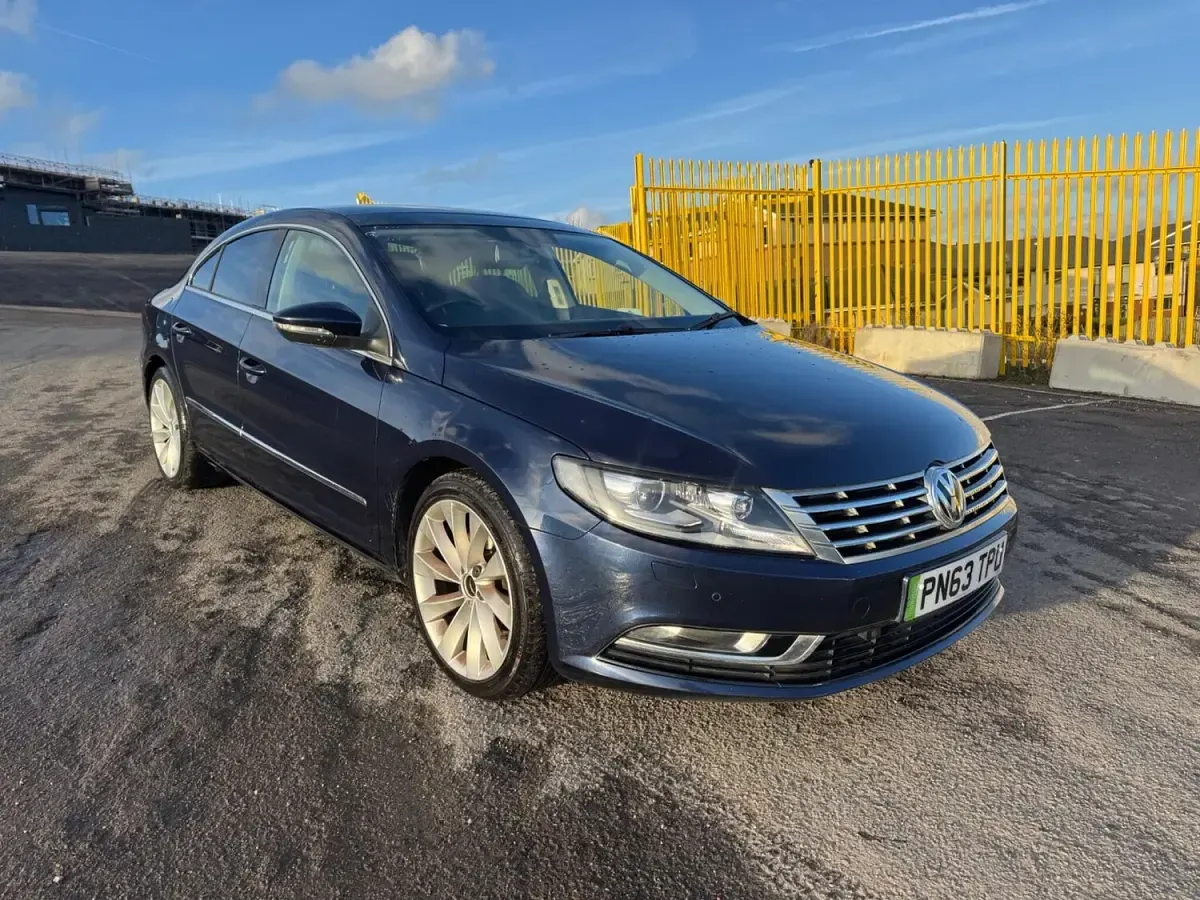 Used VW CC GT 140 HP (102 kW) 2013 Blue Sedan