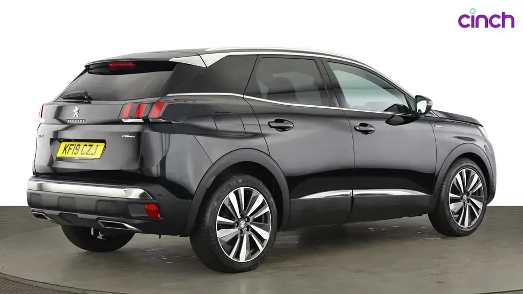 Used Peugeot 3008 GT-line 130 HP (95 kW) 2019 Black SUV