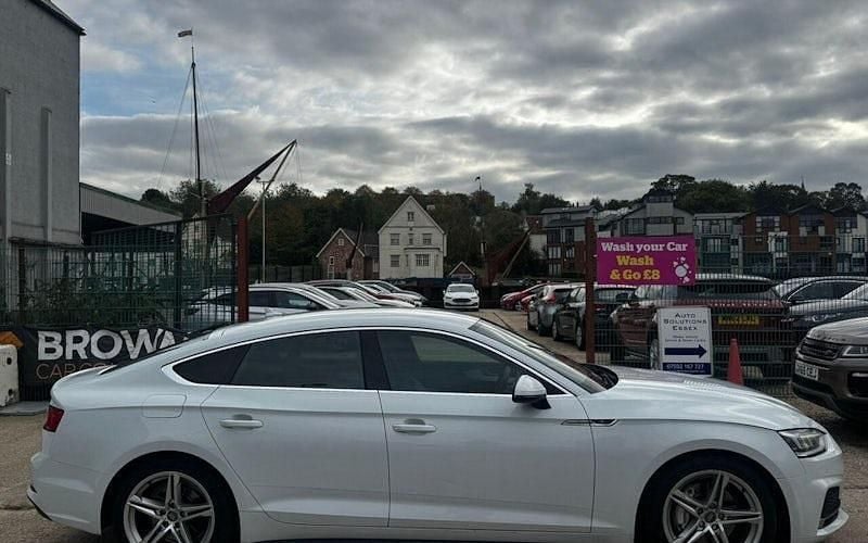 Used Audi A5 Sportback S-Line 218 HP (160 kW) 2017 White Hatchback