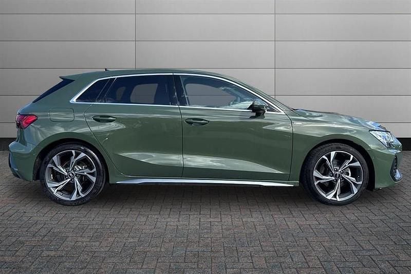 New Audi A3 S-Line 150 HP (110 kW) 2025 Green Hatchback