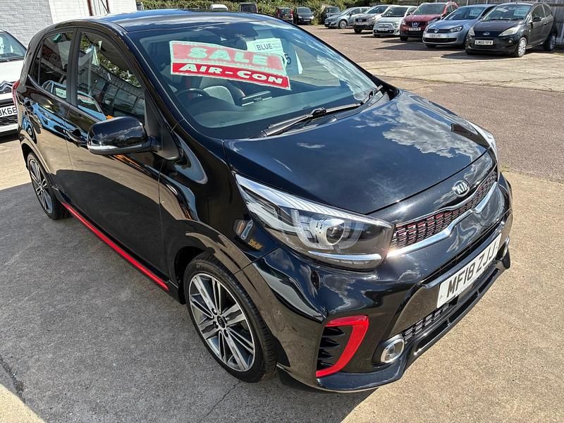 Used Kia Picanto GT-Line 66 HP (48 kW) 2018 Black Hatchback