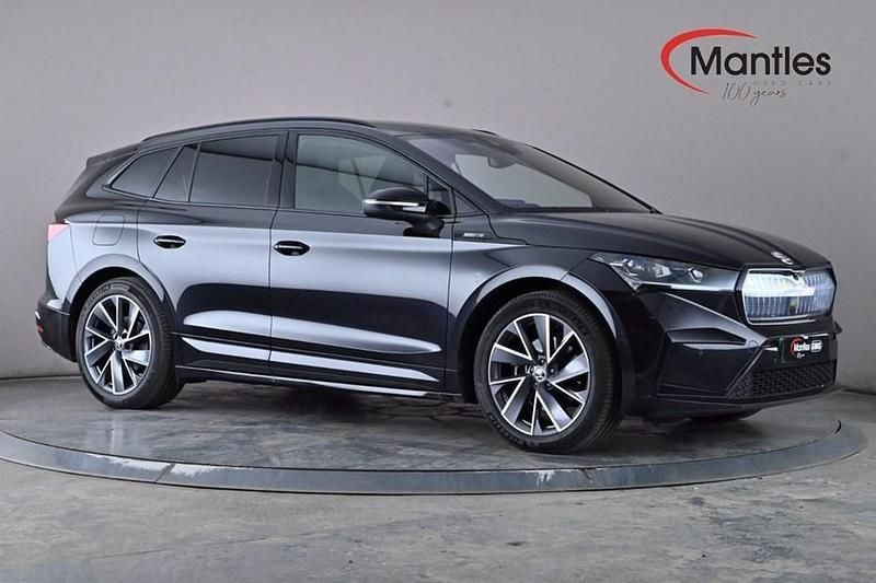 Black Used 2023 Skoda Enyaq iV SportlinePlus SUV | £26,195 (Fair price) - Image 1/1