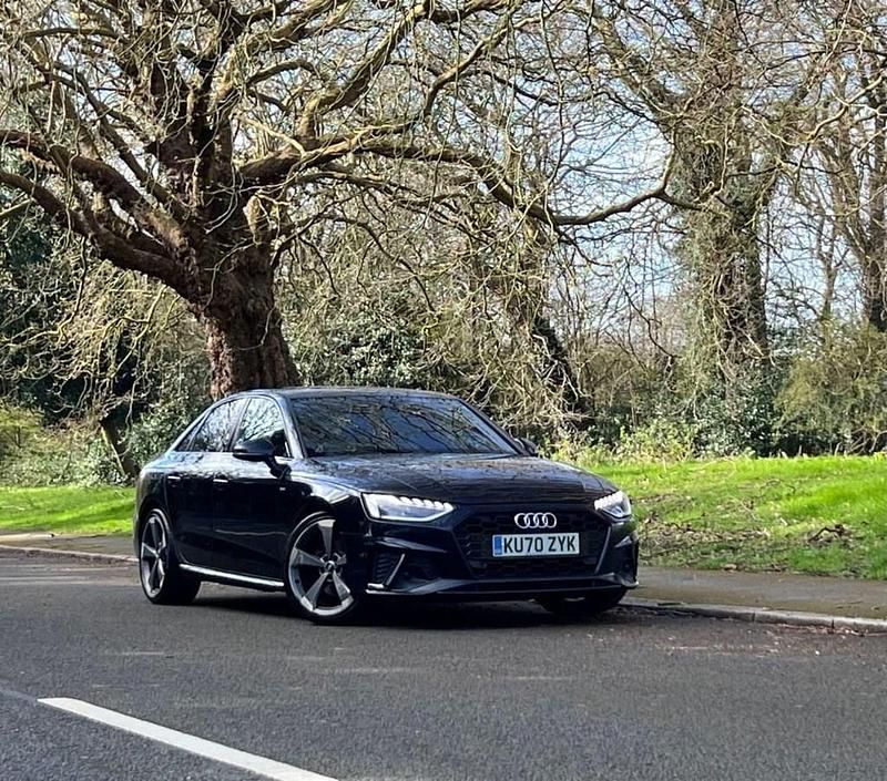 Used Audi A4 Black Edition 190 HP (139 kW) 2020 Black Sedan