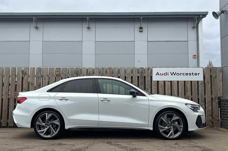 Used Audi A3 Black Edition 150 HP (110 kW) 2025 White Sedan
