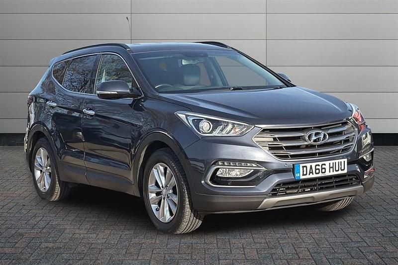 Used Hyundai Santa Fe Premium 200 HP (147 kW) 2016 Blue SUV