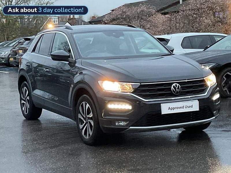 Grey Used 2021 VW T-Roc Active SUV | £16,929 (Fair price) - Image 1/4