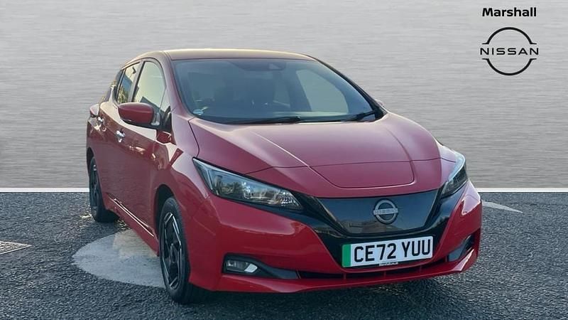 Red Used 2022 Nissan Leaf Acenta Hatchback | £10,439 (Fair price) - Image 1/4