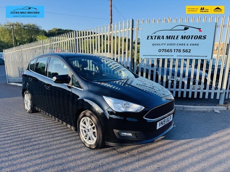 Black Used 2019 Ford C-MAX Zetec MPV | £5,995 (Fair price) - Image 1/4