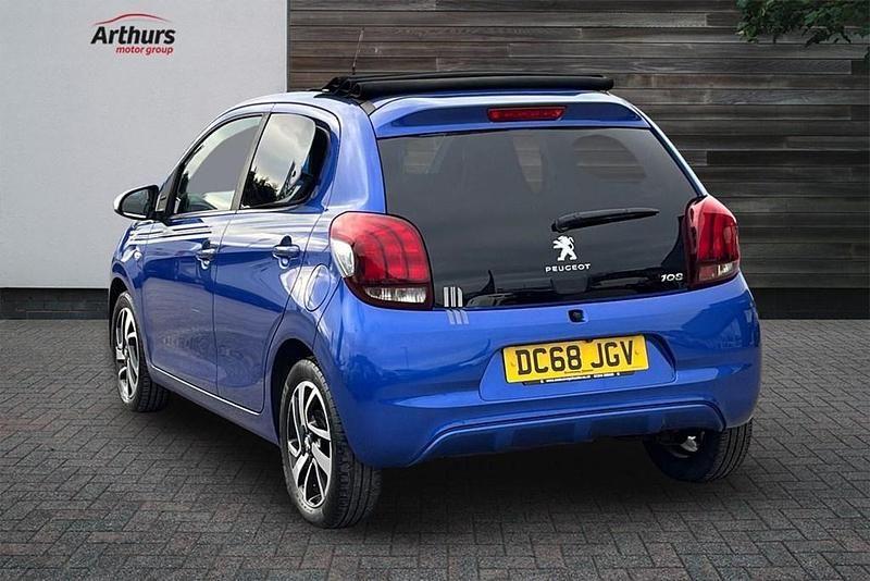 Used Peugeot 108 Collection 71 HP (52 kW) 2018 Blue Hatchback