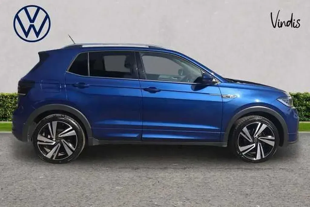 Used VW T-Cross R-line 110 HP (80 kW) 2022 Blue SUV