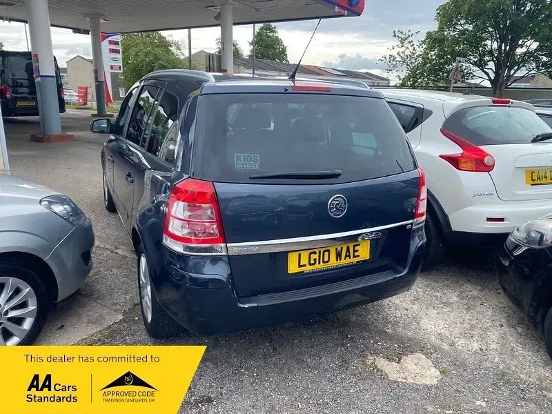 Used Vauxhall Zafira 115 HP (84 kW) 2010 Blue MPV