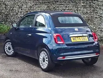 Used Fiat 500C 70 HP (51 kW) 2025 Blue Cabriolet