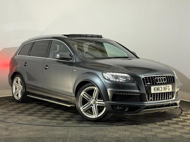 Grey Used 2013 Audi Q7 S-line plus SUV | £11,495 (Fair price) - Image 1/4