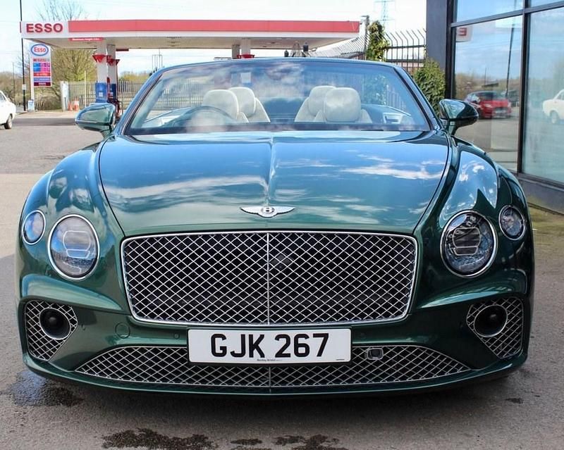 Used Bentley Continental GT Convertible 550 HP (404 kW) 2021 Green Cabriolet