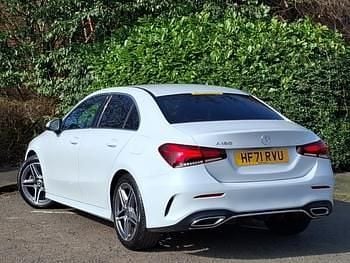 Used Mercedes A180 AMG line 136 HP (100 kW) 2021 White Sedan