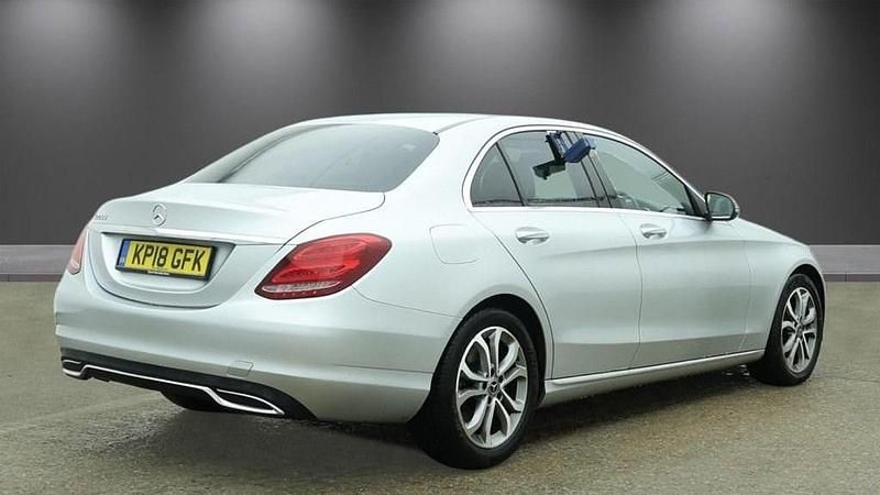 Used Mercedes C220 170 HP (125 kW) 2018 Silver Sedan