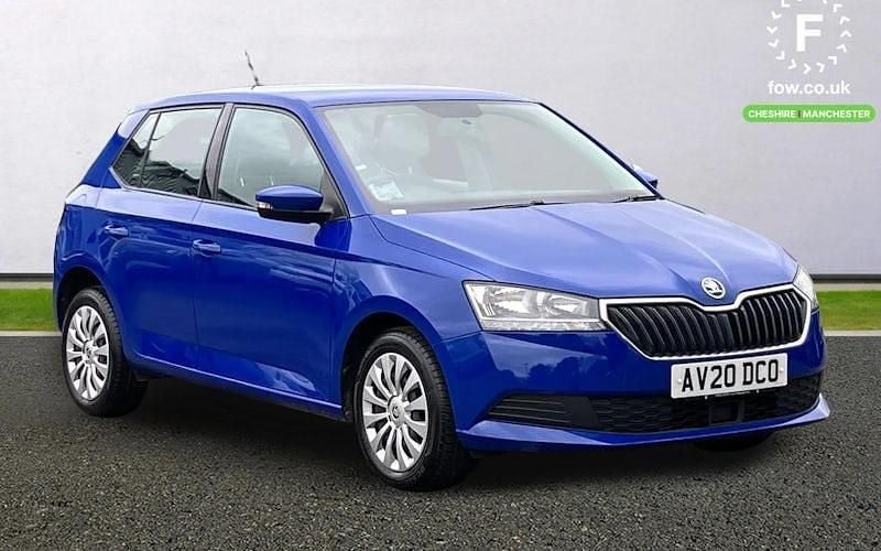 Used Skoda Fabia 60 HP (44 kW) 2020 Blue Hatchback
