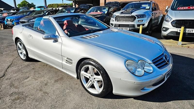Used Mercedes SL350 245 HP (180 kW) 2005 Silver Cabriolet