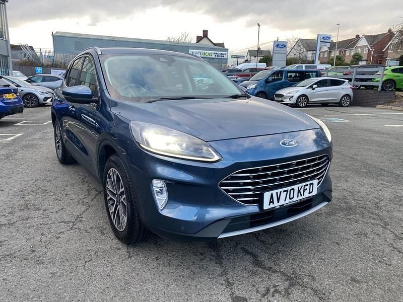 Used Ford Kuga Titanium 120 HP (88 kW) 2020 Blue SUV