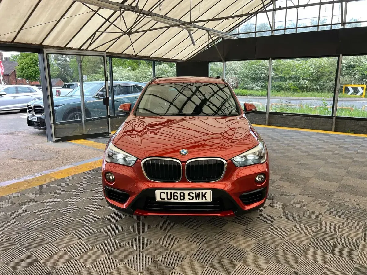 Used BMW X1 Sport Line 2018 Sunset orange SUV
