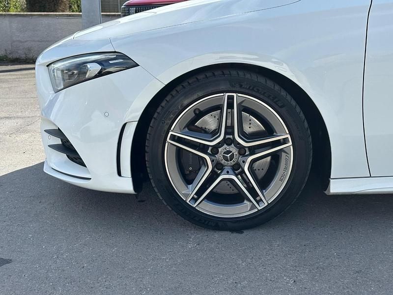 Used Mercedes A250 AMG line 221 HP (162 kW) 2019 White Hatchback