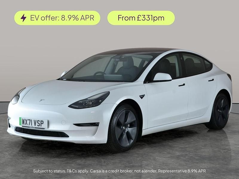 White Used 2021 Tesla Model 3 Long Range AWD Sedan | £18,933 (Fair price) - Image 1/2