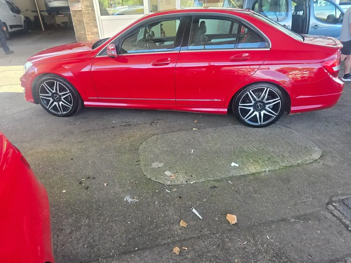 Used Mercedes C220 AMG 2013 Red Sedan