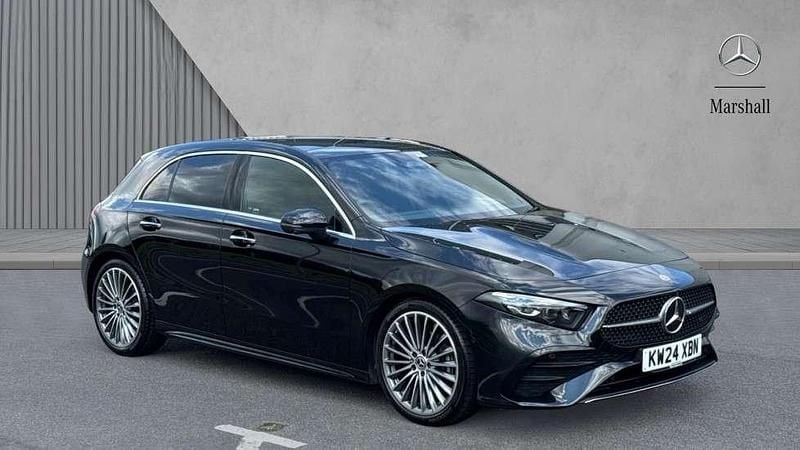 Black Used 2024 Mercedes A180 AMG Line Premium Plus Hatchback | £26,195 (Fair price) - Image 1/4