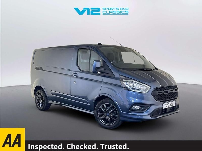 Used Ford Transit Custom Sport 185 HP (136 kW) 2021 Blue Van