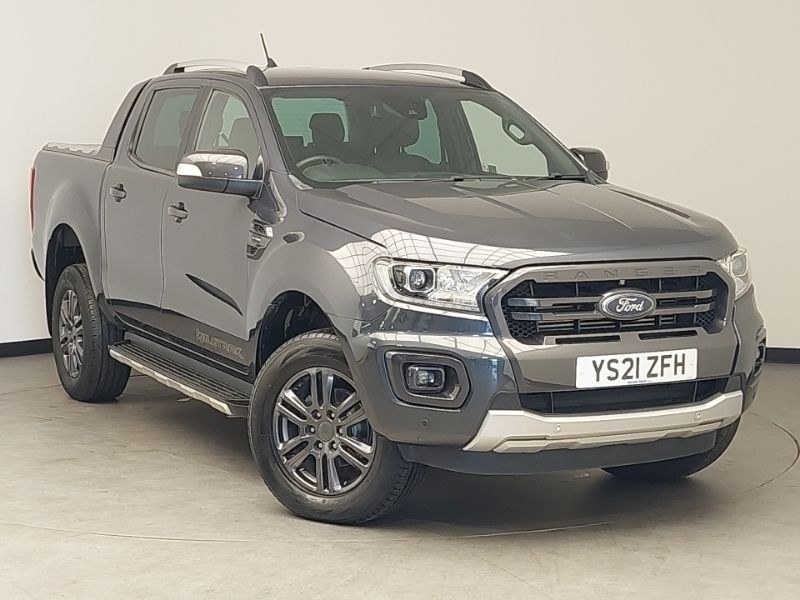 Grey Used 2021 Ford Ranger Wildtrack Pickup | £18,698 (Super price) - Image 1/4