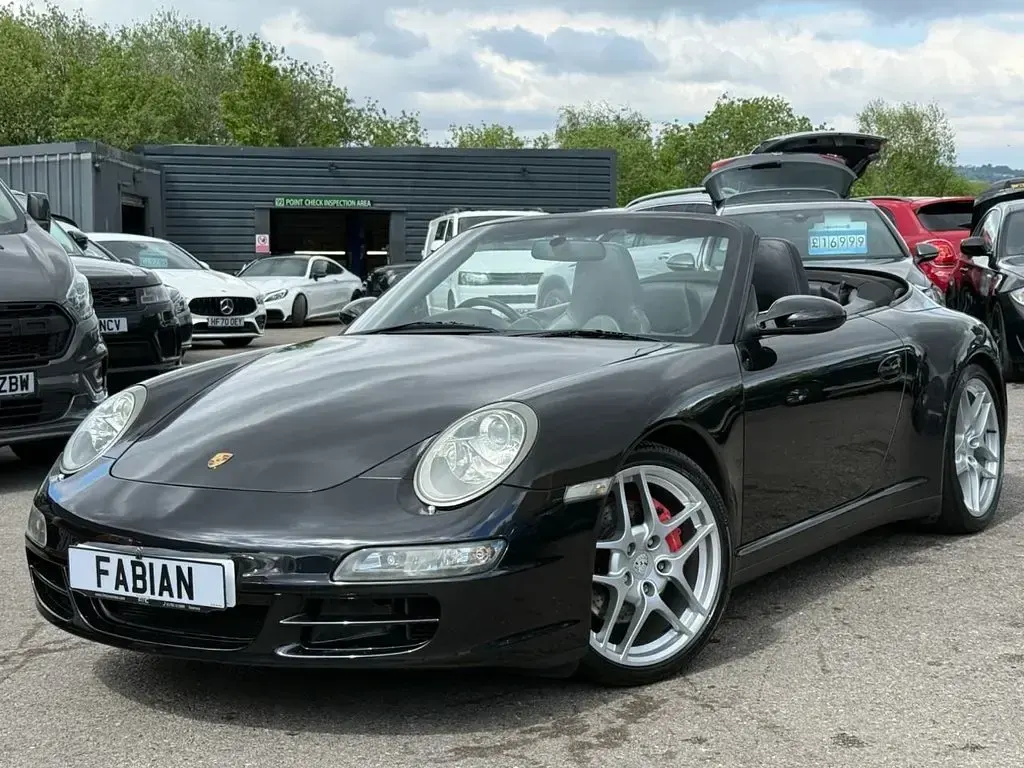 Used Porsche 911 355 HP (261 kW) 2005 Black Cabriolet
