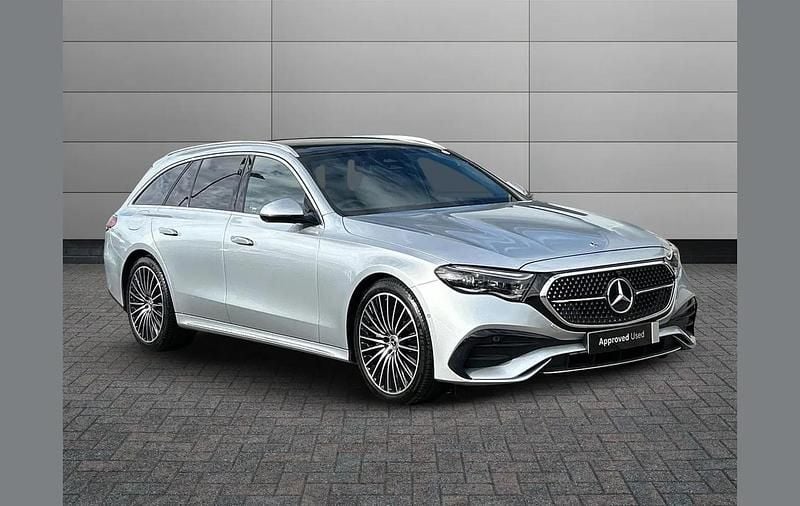 Silver Used 2024 Mercedes E220 AMG Line Premium Plus Estate | £51,295 - Image 1/4