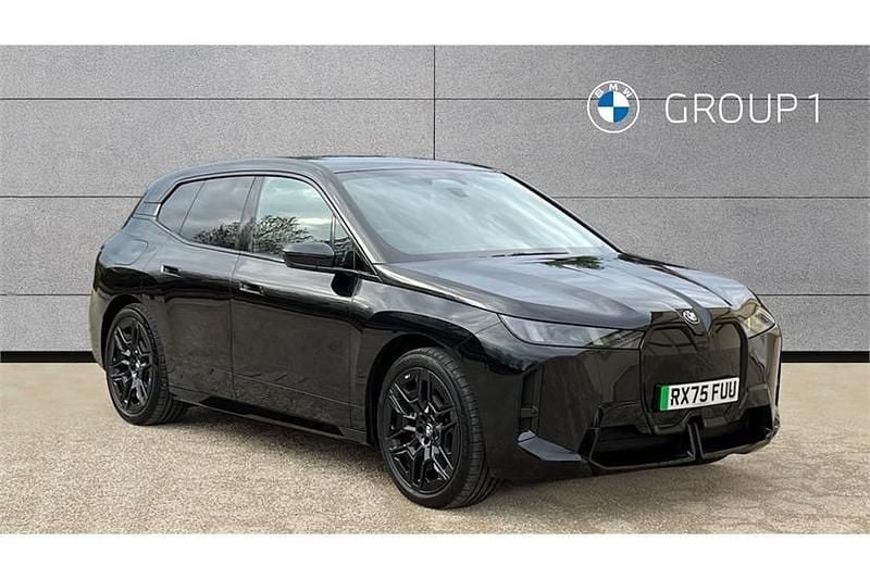Black sapphire metallic paint Used 2025 BMW iX M Sport SUV | £61,995 - Image 1/4