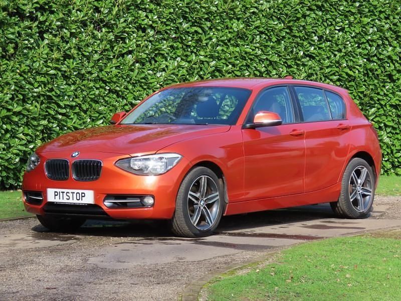 Used BMW 120 Sport Line 184 HP (135 kW) 2013 Orange Hatchback