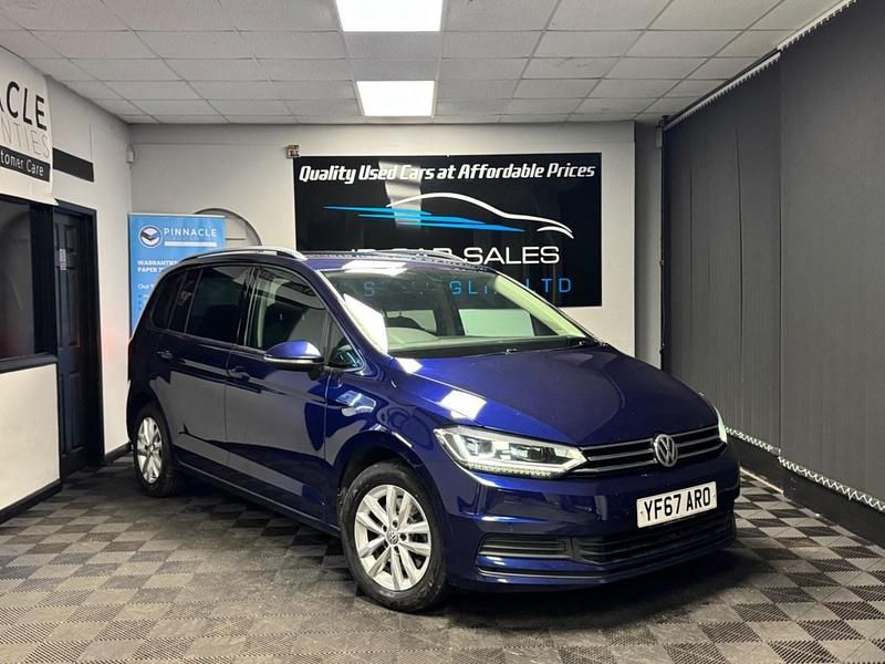 Used VW Touran SE 115 HP (84 kW) 2017 Blue MPV