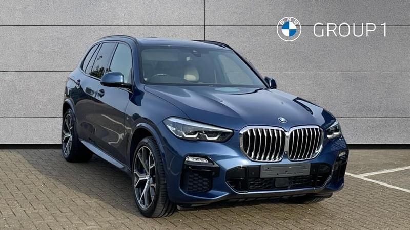 Used BMW X5 M Sport 261 HP (191 kW) 2019 Blue SUV