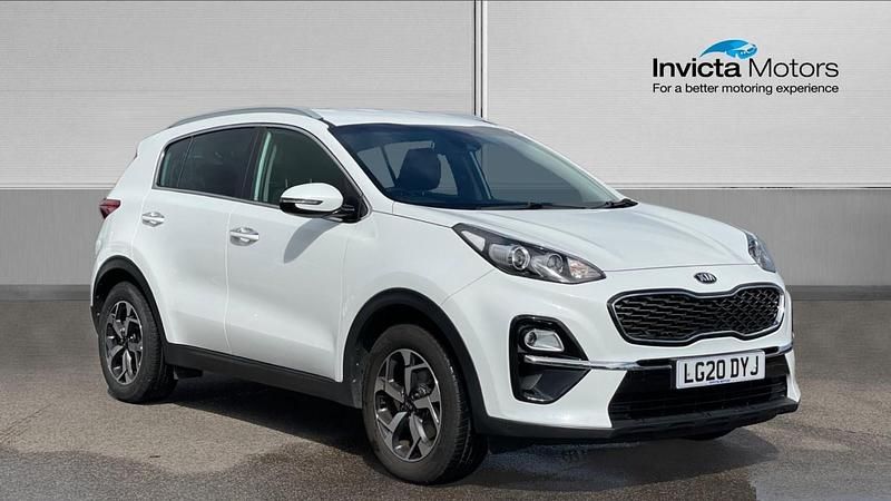 White Used 2020 Kia Sportage 2 SUV | £14,450 (Good price) - Image 1/4