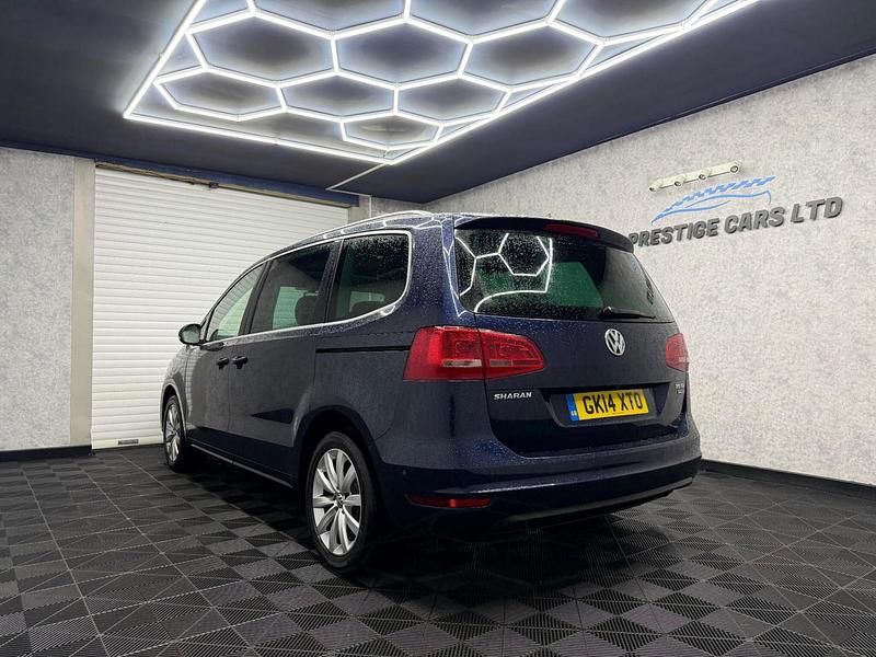 Used VW Sharan SEL 2014 Blue MPV