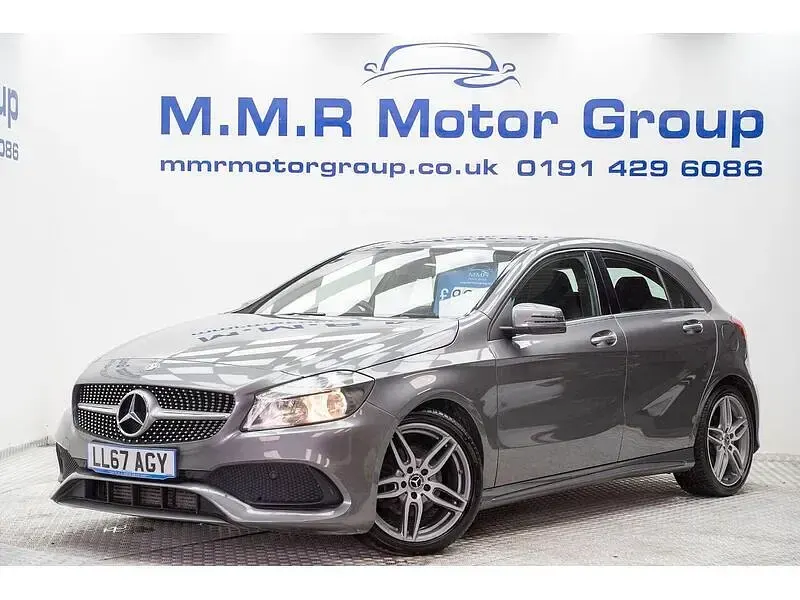 Used Mercedes A180 AMG line 109 HP (80 kW) 2017 Grey Hatchback