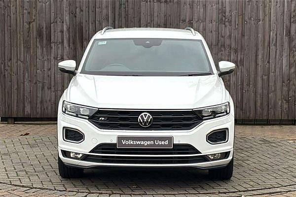 White Used 2021 VW T-Roc R-line SUV | £20,299 (Good price) - Image 1/4