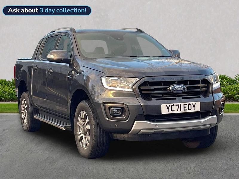 Grey Used 2021 Ford Ranger Wildtrack Pickup | £22,750 (Fair price) - Image 1/4