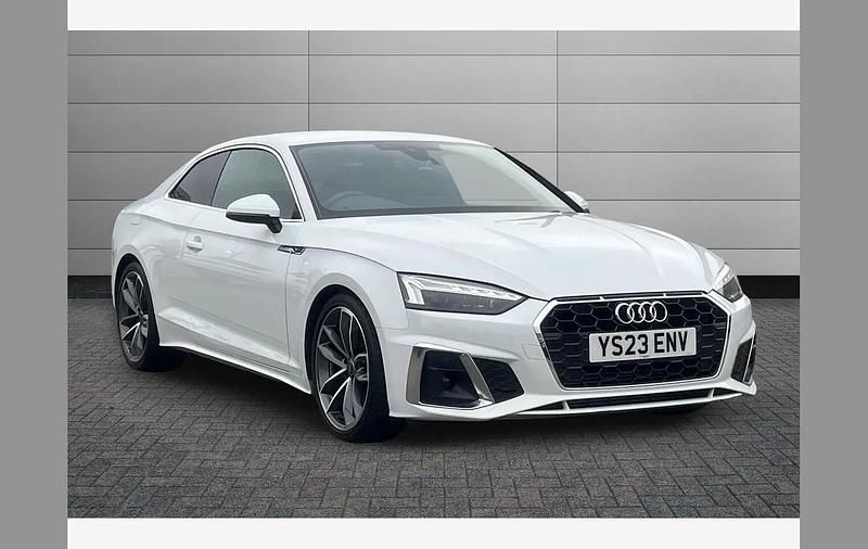 Used Audi A5 S-Line 150 HP (110 kW) 2023 White Coupe