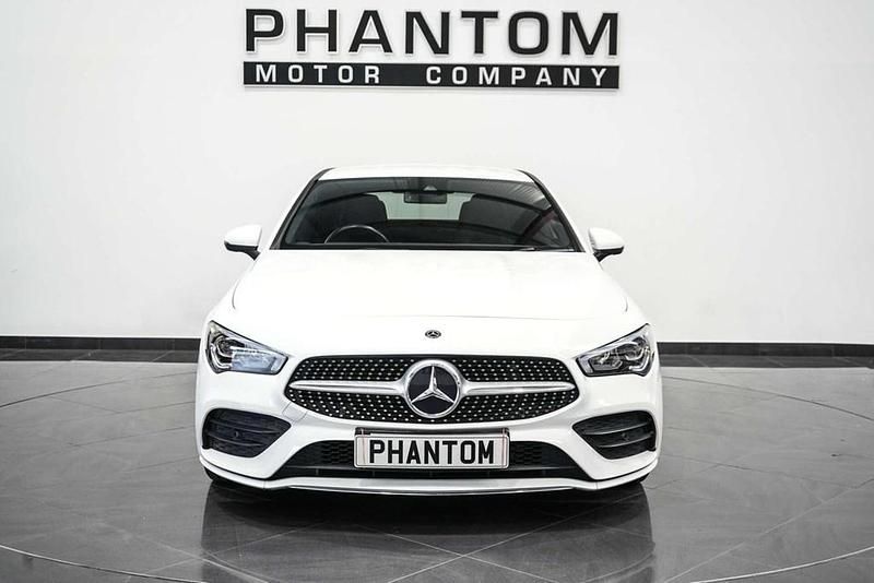 Used Mercedes CLA200 AMG line 163 HP (119 kW) 2019 White Coupe