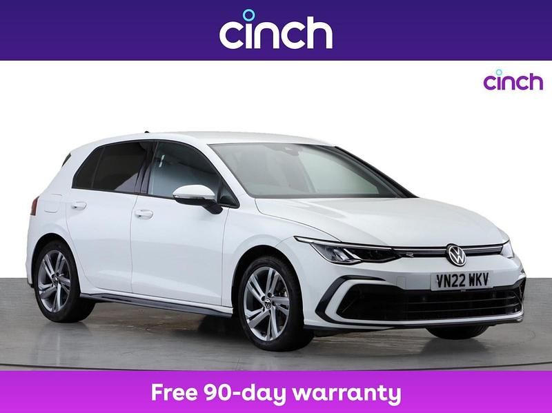 White Used 2022 VW Golf VIII R-line Hatchback | £21,199 (Fair price) - Image 1/3